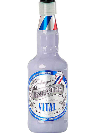Шампунь против перхоти с эффектом пилинга vital beardburys, 330 мл
