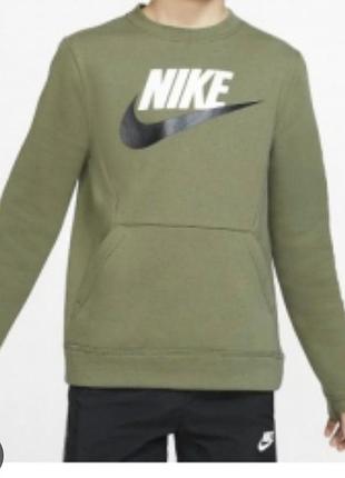 Детский свитшот утепленная кофта nike,147-158cm