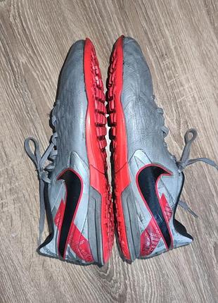 Кеды кроссовки nike 43р.27,5см мужские серые красные б/в под реставрацию