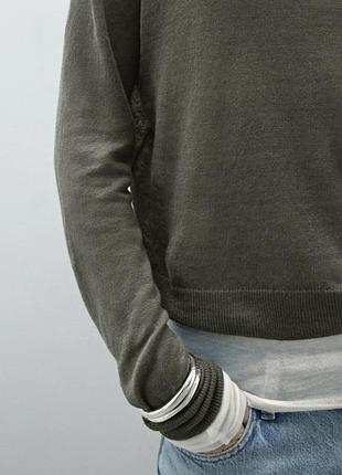 Massimo dutti новый джемпер 100% лён 4
