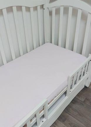 Простирадло фланелеве на гумці 120×60 см бежеве
