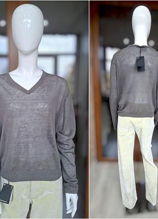 Massimo dutti новый джемпер 100% лён 8