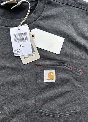 Світшот чоловічий carhartt state sweatshirt grey 5