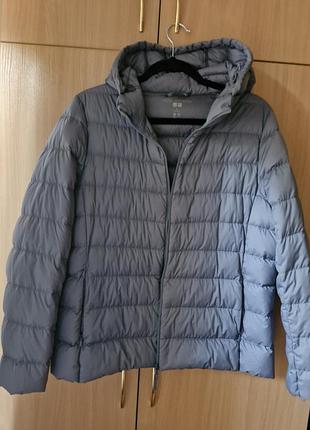 Женский легкий пуховик uniqlo размер xl