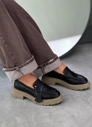 Лофери шкіряні 26см 40р