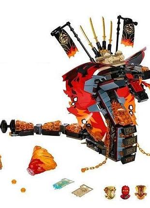 Конструктор 40см ninjago змея дракон клык огня 505 элементов нинзяго