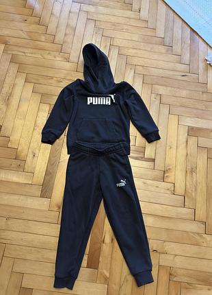 Спортивний костюм для хлопчика puma чорний 110 розмір