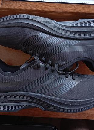 Розпаровані на 5 ми бігові кросівки adidas moveboost black js0018 оригінал нові р.46 , 45  чорні