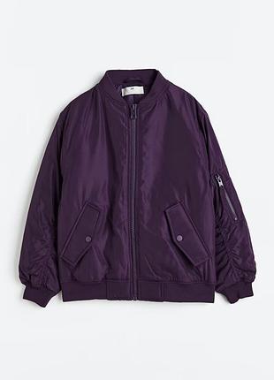 H&m теплий бомбер hm демiсезонна куртка hm  h&amp;m p.152 — 158 см