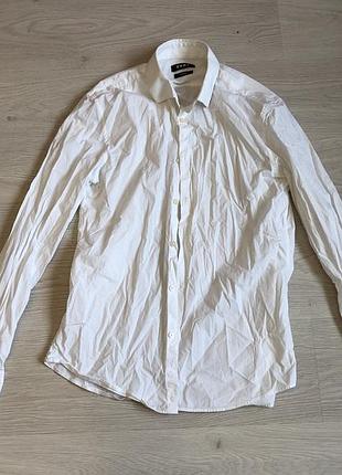 Сорочка під запонки dkny, slim fit, 42 по вороту