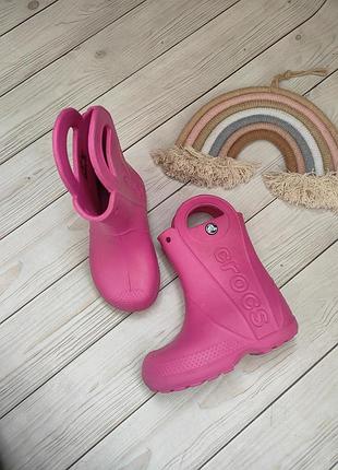 Сапоги резиновые, боты crocs c10 5