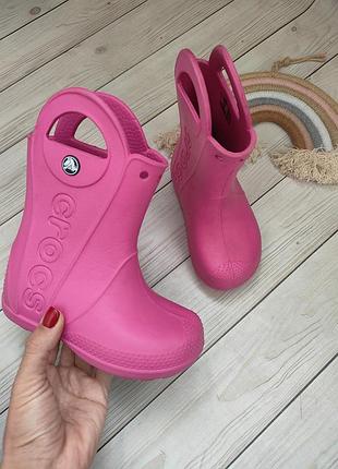 Сапоги резиновые, боты crocs c10