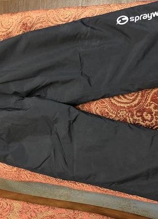 Зимові штани  для хлопчиків sprayway, чорні, 6-7 років
