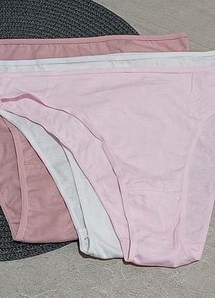 Трусики набір 3шт 100%бавовна primark