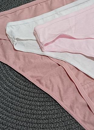 Трусики набір 3шт 100%бавовна primark 3