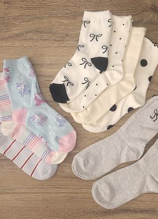 Детские носки для девочки, primark, новые, р. 32-35