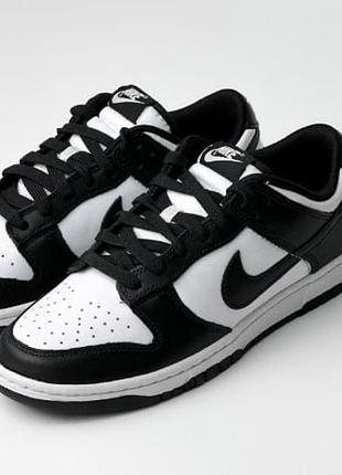 Кросівки nike dunk low retro white black