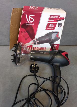 Фен vidal sassoon 2000w с диффузором (б/в)