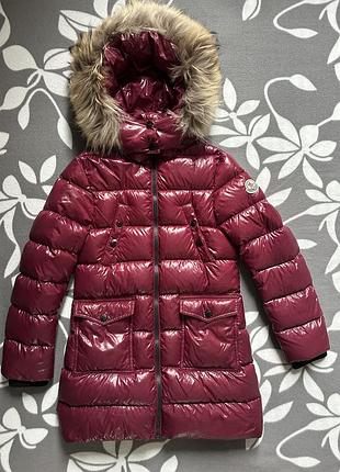 Пуховик дитячий moncler,оригінал.на зрост 140.