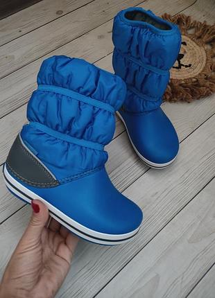 Зимние сапоги, сапоги, ботинки дутики crocs c12 winter boot