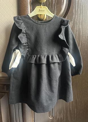 Тепле плаття для дівчинки,zara