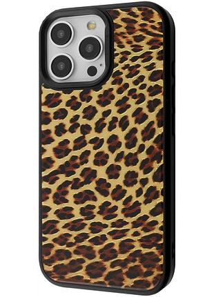 Чохол proove muse animal case with magnetic ring iphone 15 pro leopard