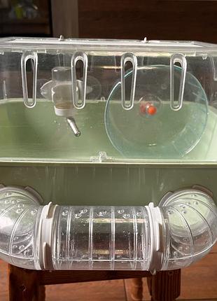 Ferplast cage combi 1 клітка для хом'яків з ігровими тунелями 40,5 x 29,5 xh 22,5 cm