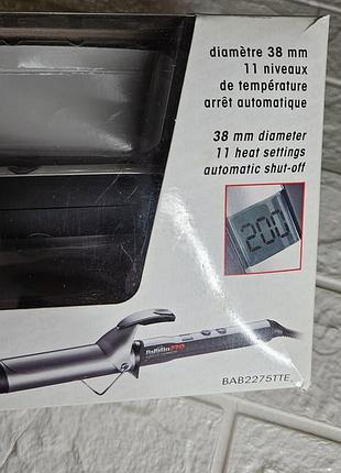 Babyliss pro titanium tourmaline bab2275tte — професійні щипці - з діаметром 38 мм 8