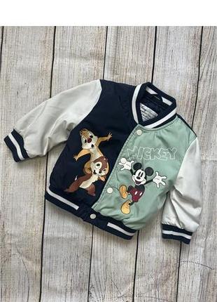 Дитяча куртка бомбер disney 2 роки 18-24 м на осінь/весну від primark в чудовому стані