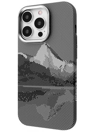 Чохол proove gleam case with magnetic ring iphone 14 pro silver peak