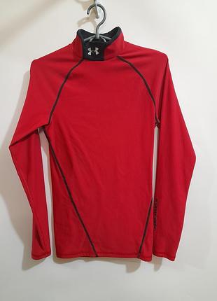Чоловіча червона спортивна термокофта under armour coldgear (розмір s/m)
