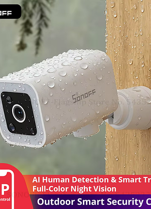 Зовнішні поворотні wifi камери sonoff cam-b1p 2k (cam-b1p)