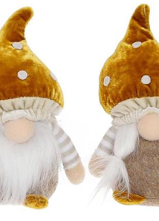 Декоративная фигура гном-гриб, 15см (стоп за 1 шт)