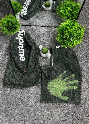 Балаклава унісекс supreme хакі, що змінює колір
