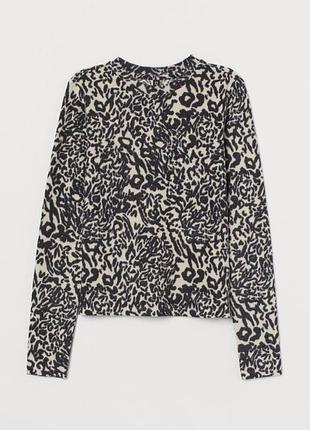 H&amp;m. английская джемпер леопардовый.