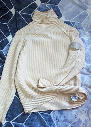 Светр чоловічий в стилі stone island ghost piece бежевий