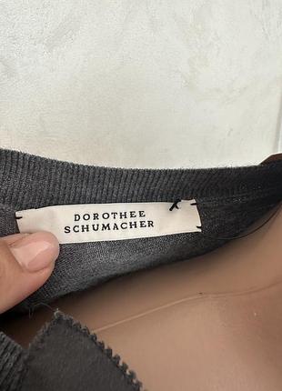Шерстяний джемпер з шовковою вставкою  dorothee schumaher 6