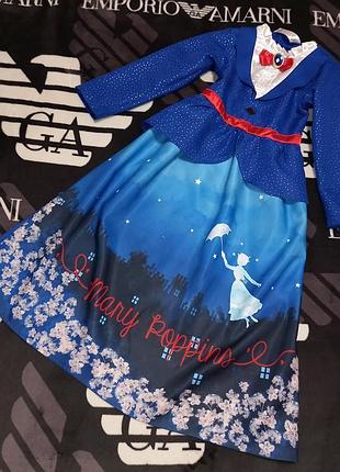 Платье-костюм disney мэри поп-пинс геловин хелловин halloween