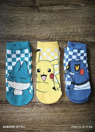 Новые носки pokémon размер 38-40