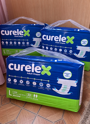 ick: подгузники для взрослых curelex large (l) 30 шт. - оригинал (туречна)