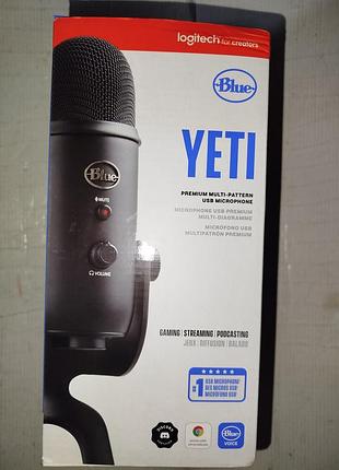 Микрофон конденсаторный blue yeti black