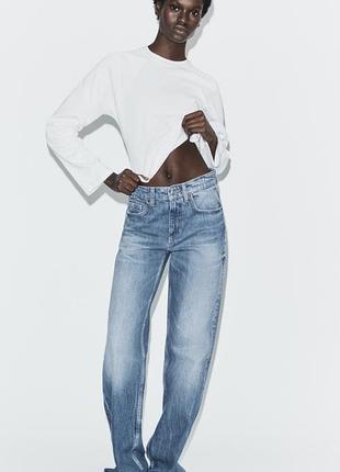 Джинси zara wide leg 38