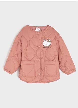Легесенька стьобана курточка hello kitty від sinsay p.92