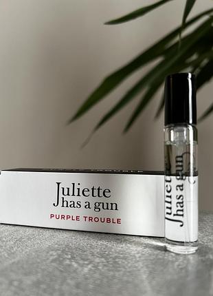 Парфумована вода juliette has a gun purple trouble для жінок мініатюра 5 мл.