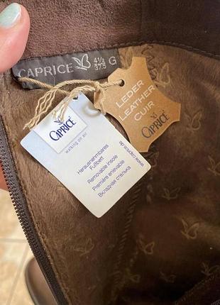 Чобітки шкіряні оригінал caprice рр.37.5 2
