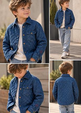 Стьобана джинсова куртка jack & jones, розмір  зріст 134-140