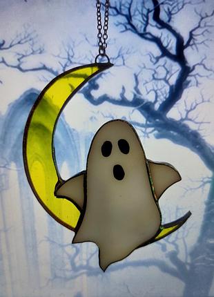 Декоративний елемент привид до helloween підвіска вітраж
