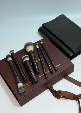 Набір пензлів  travel brush set  чохол/подарункова коробка