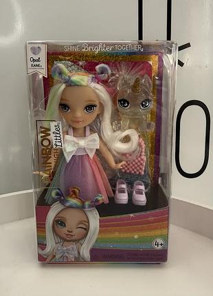 Лялька rainbow high littles з райдужним волоссям, єдинорогом та аксесуарами, ігровий набір для дівчинки (ігр1390)