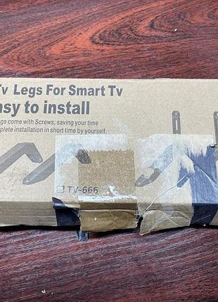 Комплектуючі для tv техніки: універсальні настільні ніжки для smart tv (моделі tv-666 або tv-333)